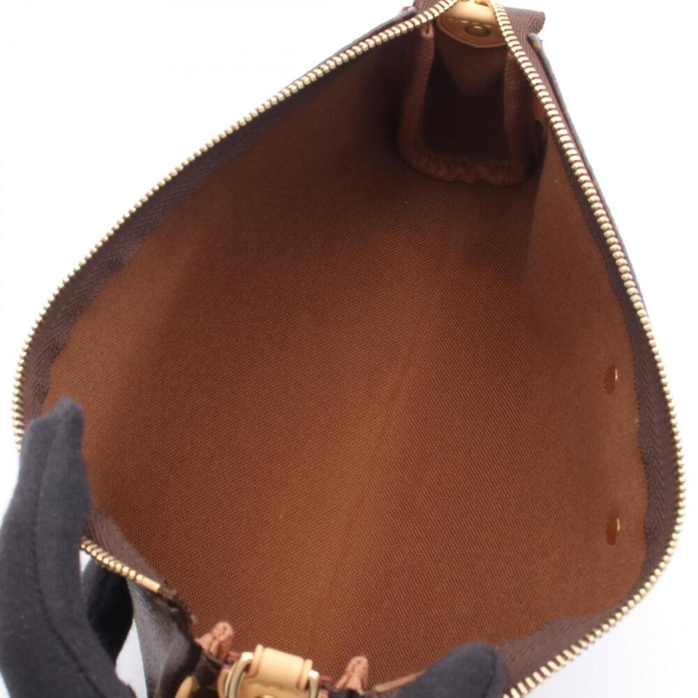 Louis Vuitton Eva Monogram Bag Leather Canvas Shoulder Brown